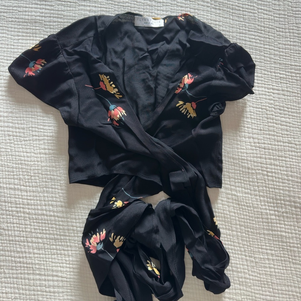 Flynn Skye Thats A Wrap Crop Top